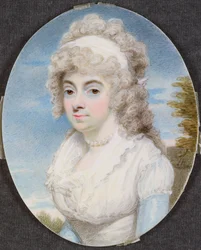 Miniatur einer unbekannten Frau